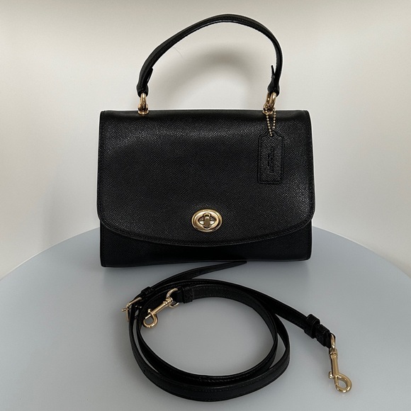 Coach leather Black Crossbody Bag